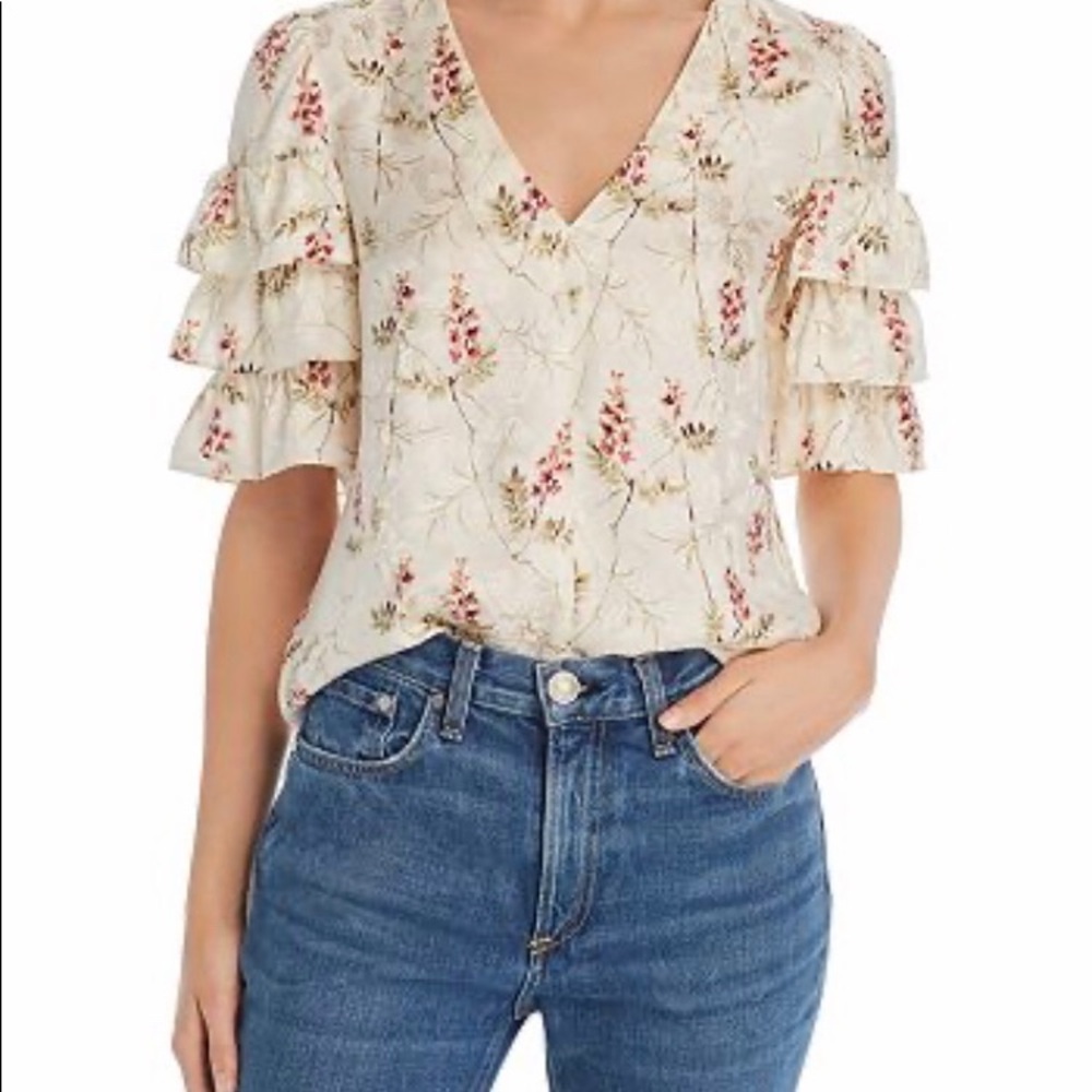 Rebecca Taylor Ivie Ruffle Blouse